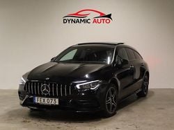 Svart Begagnad 2021 Mercedes CLA250e Shooting Brake AMG Kombi | 309 900 kr (Marknadspris)