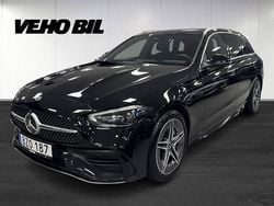 Svart Begagnad 2024 Mercedes C300 AMG line Kombi | 489 000 kr