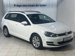 Vit Begagnad 2016 VW Golf VII Kombi | 149 900 kr (Marknadspris)