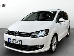 Vit Begagnad 2017 VW Sharan Highline Minibuss | 279 900 kr (Marknadspris)