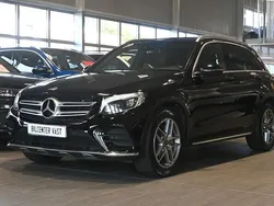 Svart Begagnad 2018 Mercedes GLC220 AMG SUV | 249 000 kr (Marknadspris)