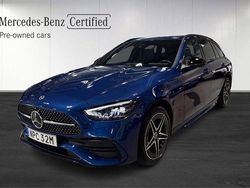 Blå Begagnad 2024 Mercedes C300 AMG Kombi | 429 900 kr