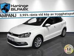 Vit Begagnad 2016 VW Polo Halvkombi | 129 900 kr (Marknadspris)