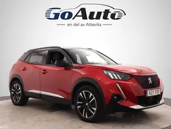 Röd Begagnad 2021 Peugeot e-2008 GT SUV | 199 500 kr (Bra pris)