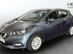 Mörkgrå (grey) Begagnad 2022 Nissan Micra Acenta Halvkombi | 139 900 kr (Bra pris)