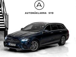 Mörkblå (blå) Begagnad 2021 Mercedes E300 AMG Kombi | 349 900 kr (Superpris)