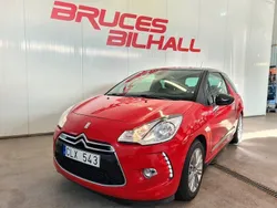 Röd Begagnad 2011 Citroën DS3 Halvkombi | 63 900 kr (Marknadspris)