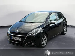 Svart Begagnad 2016 Peugeot 208 Halvkombi | 84 900 kr (Marknadspris)