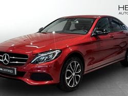 Röd (red) Begagnad 2015 Mercedes C220 Sedan | 220 000 kr (Marknadspris)
