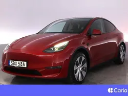 Röd Begagnad 2021 Tesla Model Y Long Range SUV | 359 900 kr (Superpris)