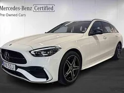 Vit Begagnad 2024 Mercedes C300e AMG Kombi | 489 000 kr (Superpris)