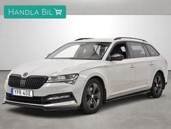 Grå Begagnad 2019 Skoda Superb SportLine Kombi | 289 700 kr (Marknadspris)