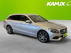 Silver (grå) Begagnad 2016 Mercedes C220 Avantgarde Kombi | 184 900 kr (Marknadspris)