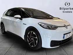 Vit Begagnad 2021 VW ID.3 Pro Performance Halvkombi | 179 990 kr (Marknadspris)