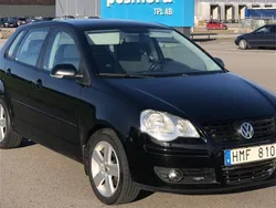Svart Begagnad 2008 VW Polo Comfortline Halvkombi | 35 000 kr