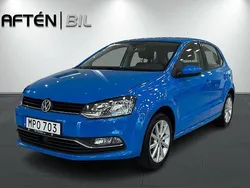 Blå Begagnad 2014 VW Polo Halvkombi | 94 800 kr (Marknadspris)