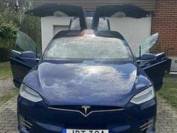 Blå Begagnad 2019 Tesla Model X SUV | 480 000 kr (Dyr)