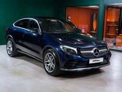 Mörkblå (blå) Begagnad 2018 Mercedes GLC350 AMG Sportkupé | 399 900 kr (Dyr)