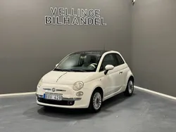 Vit Begagnad 2007 Fiat 500 Lounge Halvkombi | 49 900 kr (Marknadspris)