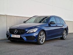 Blå Begagnad 2017 Mercedes C220 AMG Kombi | 209 500 kr (Marknadspris)