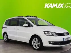 Vit Begagnad 2018 VW Sharan Minibuss | 244 800 kr (Lite dyr)