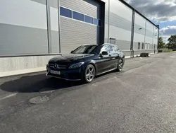 Svart Begagnad 2018 Mercedes C220 AMG line Kombi | 275 000 kr (Marknadspris)