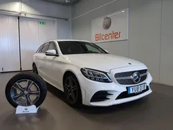 Vit Begagnad 2019 Mercedes C220 AMG line Kombi | 247 900 kr (Bra pris)