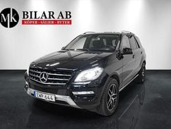Svart Begagnad 2014 Mercedes ML350 SUV | 244 900 kr (Marknadspris)