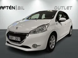 Vit Begagnad 2012 Peugeot 208 Halvkombi | 49 900 kr (Marknadspris)