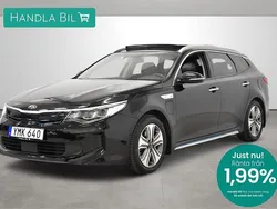 Svart Begagnad 2017 Kia Optima Hybrid 2 Sedan | 189 900 kr (Marknadspris)