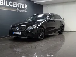 Svart Begagnad 2020 Mercedes C300e AMG line Kombi | 319 000 kr (Marknadspris)