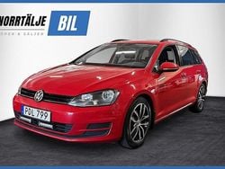 Röd Begagnad 2016 VW Golf VII Kombi | 99 900 kr (Marknadspris)
