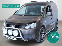 Ljusbrun Begagnad 2012 VW Caddy Minibuss | 119 900 kr (Dyr)