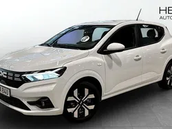 Vit (white) Ny 2025 Dacia Sandero Expression Halvkombi | 219 900 kr (Bra pris)