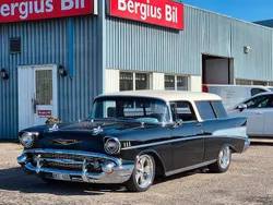 Svart Begagnad 1957 Chevrolet Bel Air Kombi | 559 000 kr