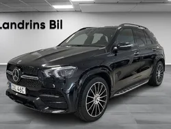 Svart (obsidiansvart metallic) Begagnad 2021 Mercedes GLE350e AMG line SUV | 659 900 kr (Lite dyr)