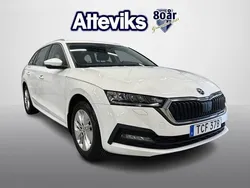 Vit Begagnad 2022 Skoda Octavia Kombi | 259 000 kr (Marknadspris)