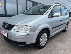 Mörkblå (silver) Begagnad 2004 VW Touran Minibuss | 17 999 kr