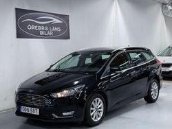 Svart Begagnad 2016 Ford Focus Titanium Kombi | 74 900 kr (Bra pris)
