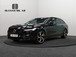 Svart Begagnad 2021 Volvo V90 R-Design Kombi | 398 400 kr (Marknadspris)