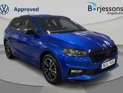 Blå Begagnad 2024 Skoda Fabia Monte Carlo Halvkombi | 229 000 kr (Marknadspris)