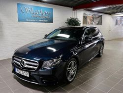 Mörkgrön (grön) Begagnad 2018 Mercedes E220 AMG line Kombi | 239 000 kr (Superpris)