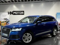 Blå Begagnad 2016 Audi Q7 S-Line SUV | 309 900 kr (Marknadspris)