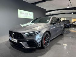 Mörkgrå Begagnad 2024 Mercedes A45 AMG Premium Plus Halvkombi | 629 000 kr (Marknadspris)