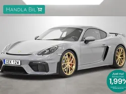 Grå Begagnad 2022 Porsche 718 Cayman GT4 Sportkupé | 1 399 900 kr (Dyr)