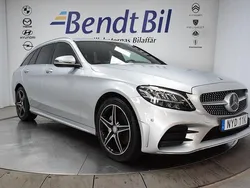 Silver Begagnad 2018 Mercedes C220 AMG line Kombi | 264 900 kr (Marknadspris)