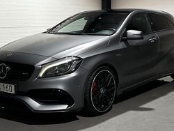 Grå Begagnad 2016 Mercedes A45 AMG AMG Halvkombi | 259 900 kr (Marknadspris)