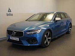 Blå Begagnad 2018 Volvo V90 R-Design Kombi | 299 500 kr (Lite dyr)