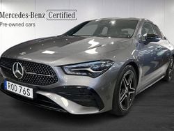 Mörkgrå Begagnad 2024 Mercedes CLA200 AMG line Sportkupé | 389 000 kr (Lite dyr)