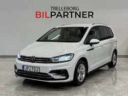 Vit Begagnad 2020 VW Touran R-line Minibuss | 219 900 kr (Bra pris)
